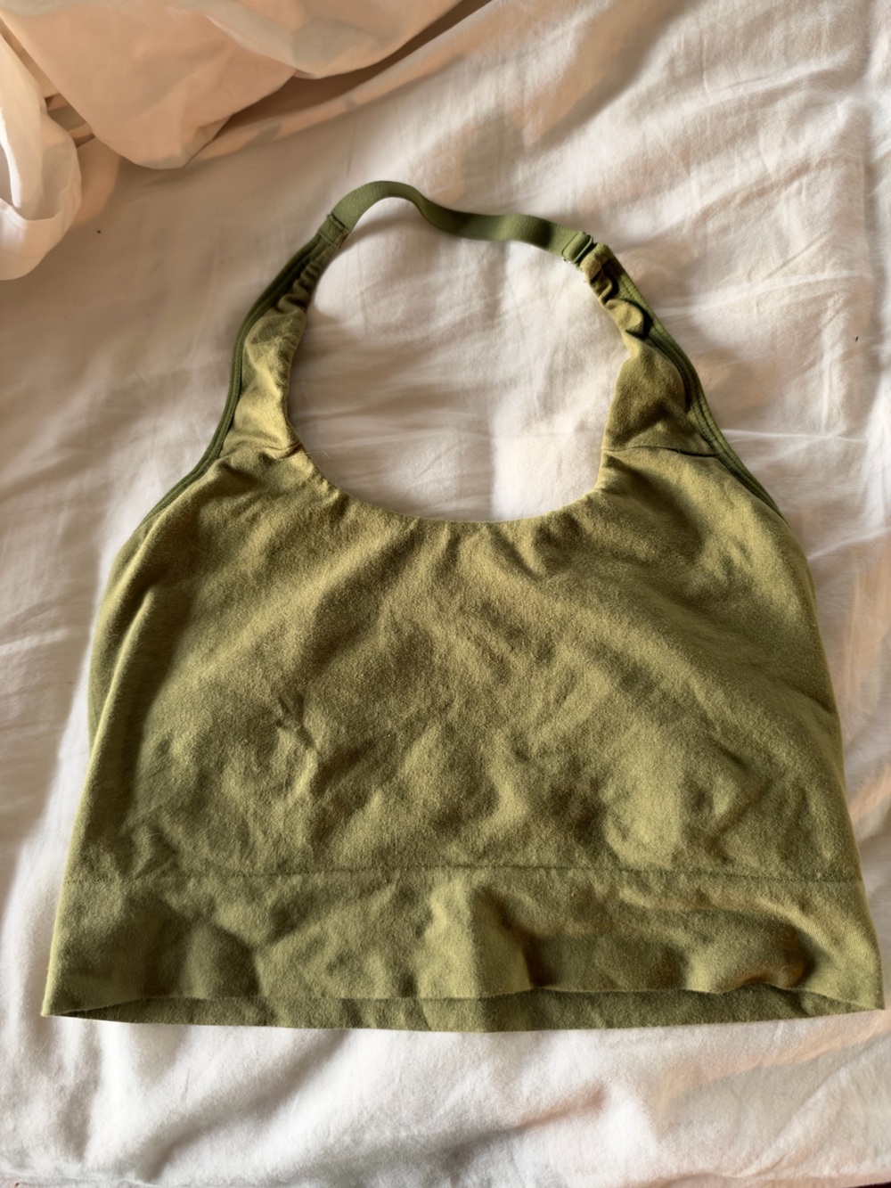 Auden Olive Halter-Style bralette